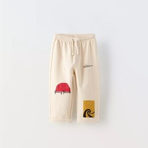 Zara kids boys girls calming memories pants size 4